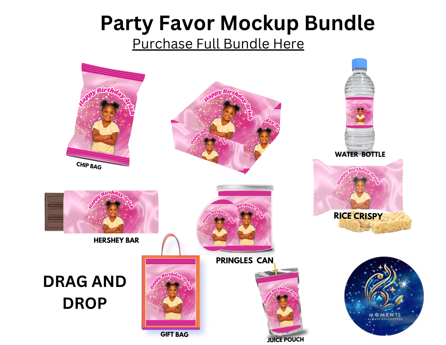 Editable Party Favors