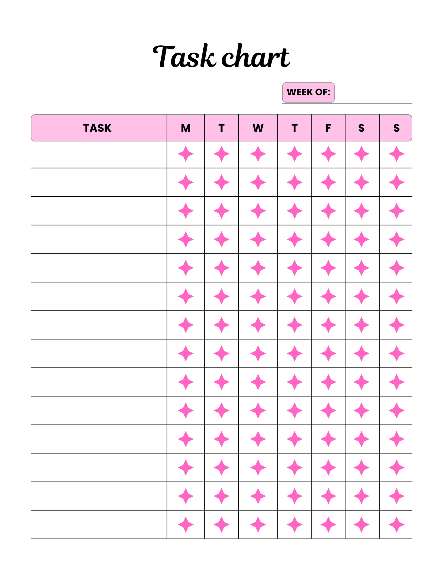 Pink 2025 Social Media Planner