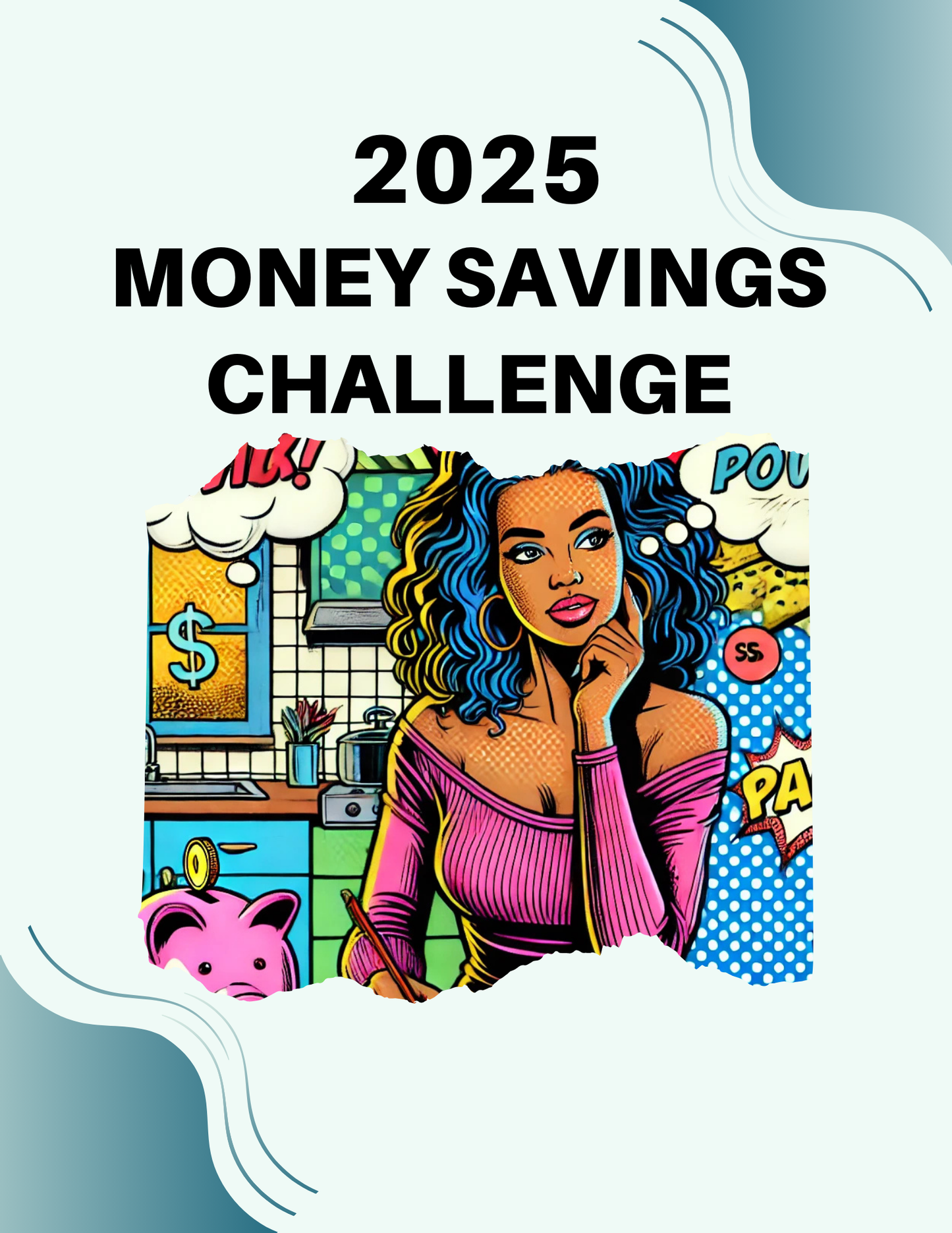 Free Sample 2025 Money-Saving Challenge Planner