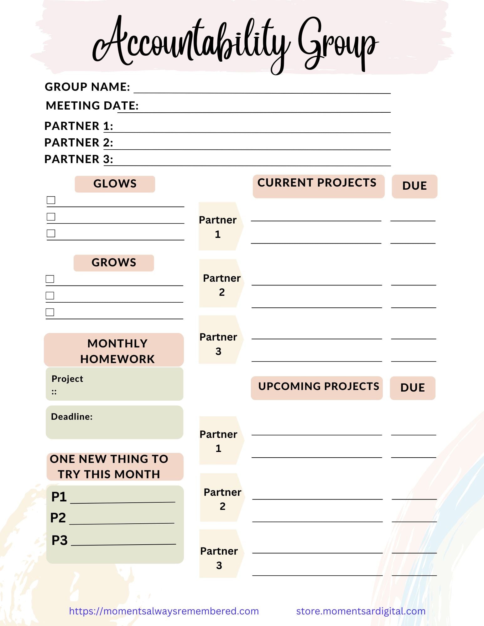 Accountability Group Worksheet – MomentsAR-Digital