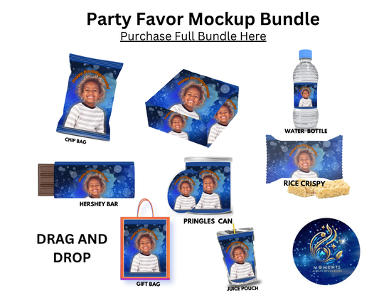 Blue Full Party Bundle - Editable Canva Templates with PLR and MRR Resell Rights - $7.99