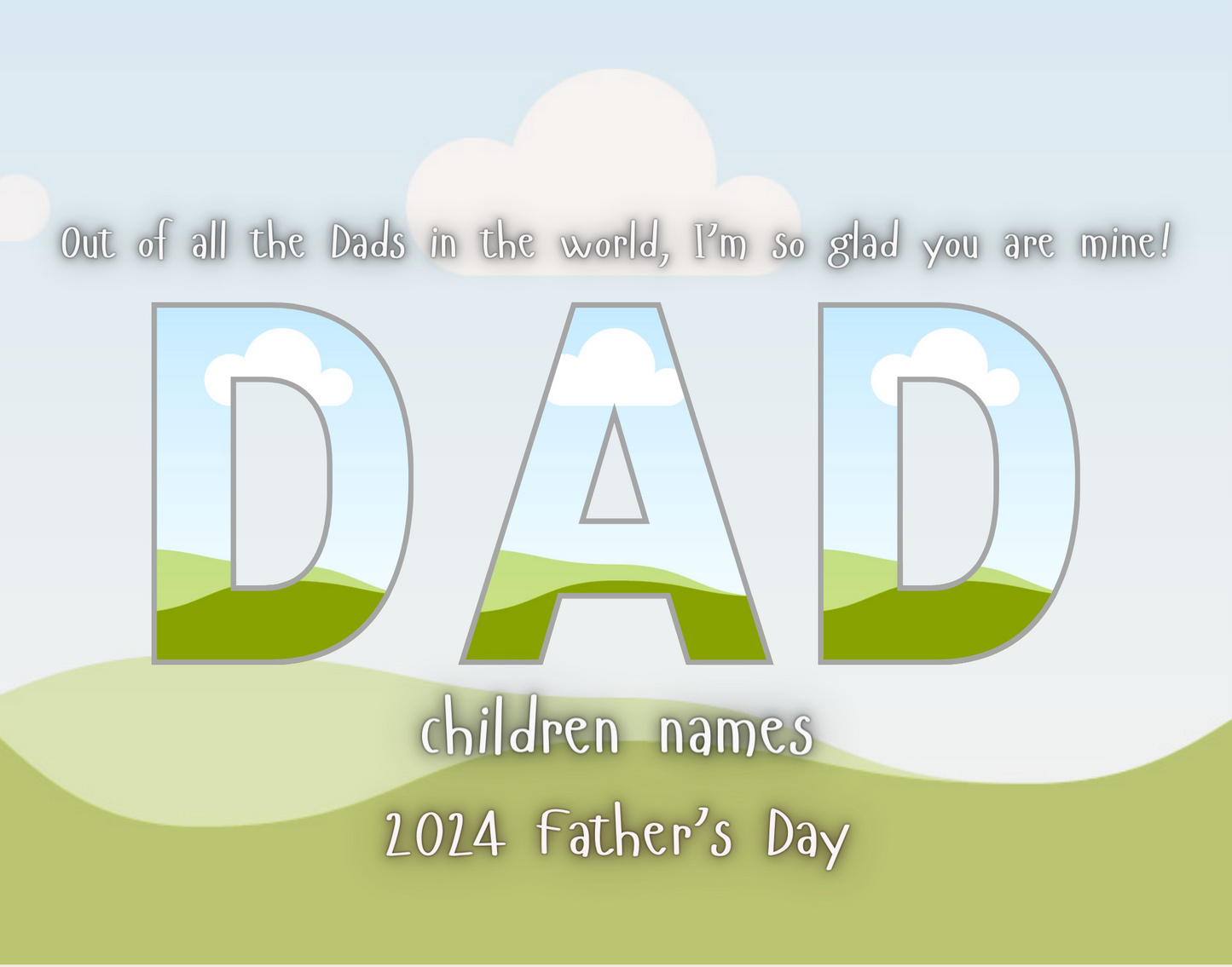 Father's Day Editable Templates