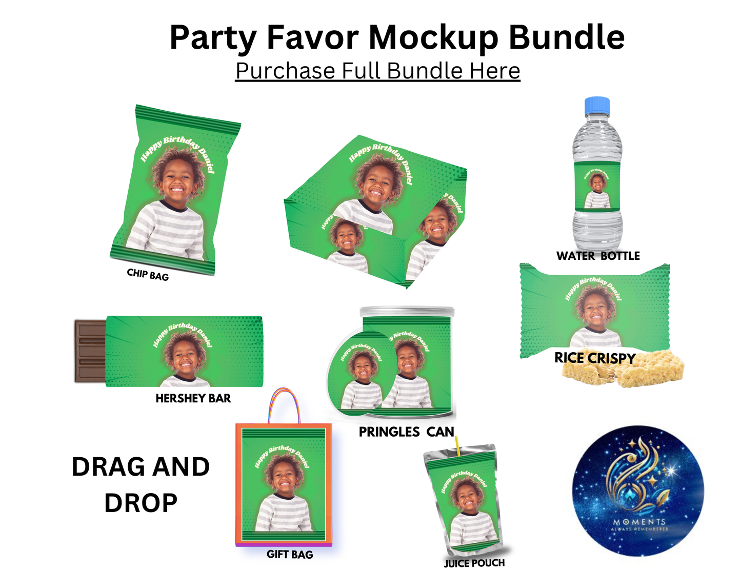 Green Full Party Bundle - Editable Canva Templates with PLR and MRR Resell Rights - $7.99