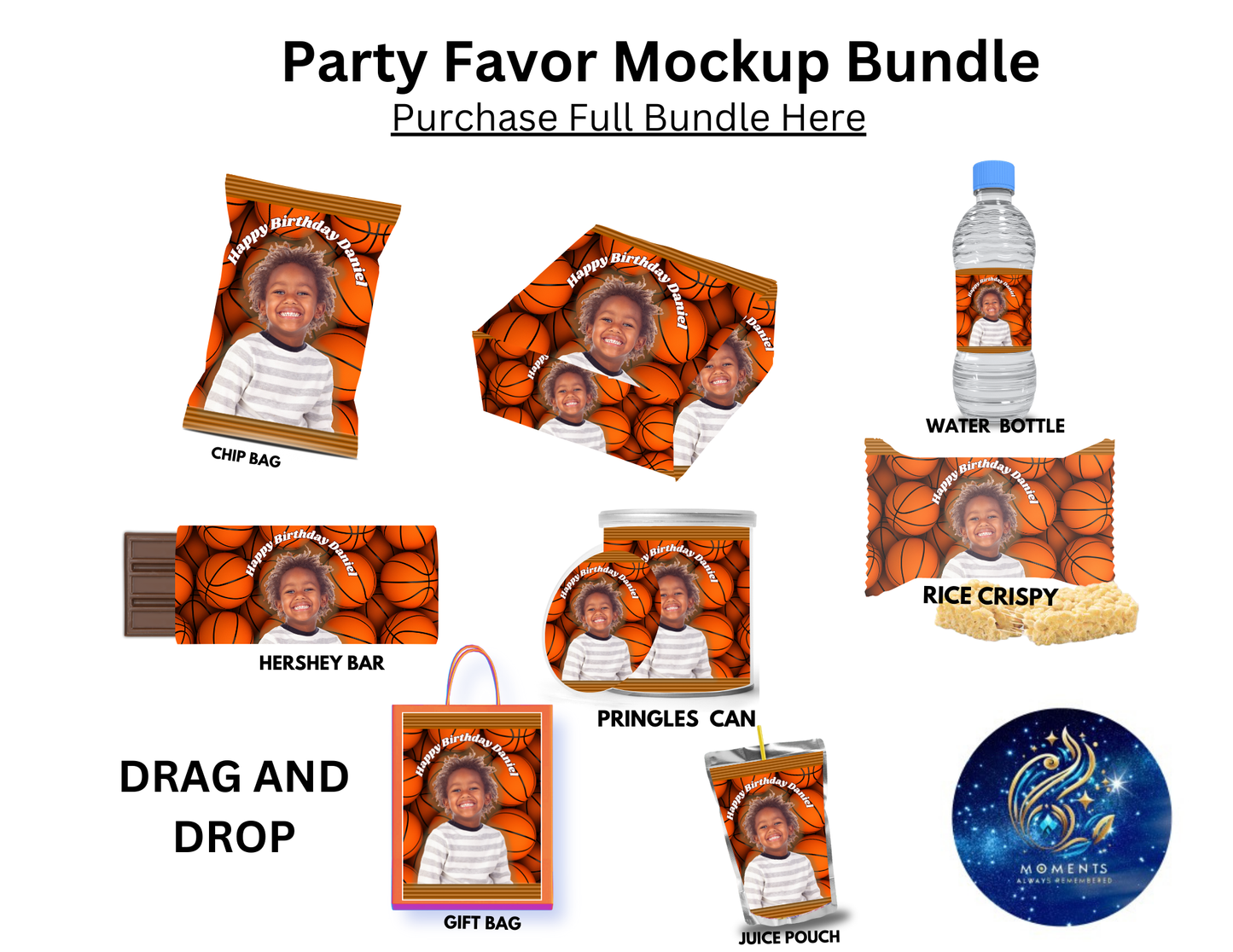 Orange Full Party Bundle - Editable Canva Templates with PLR and MRR Resell Rights - $7.99