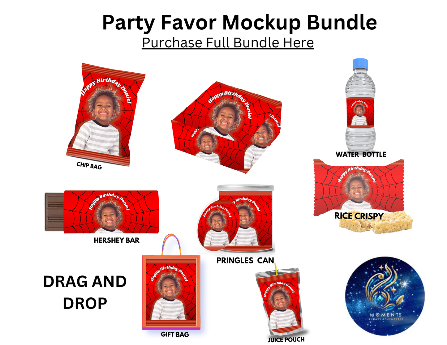 Red Full Party Bundle - Editable Canva Templates with PLR and MRR Resell Rights - $7.99