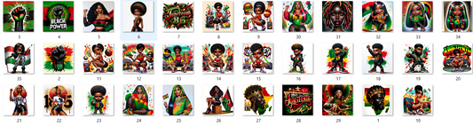 Juneteenth Digital PNG Bundle